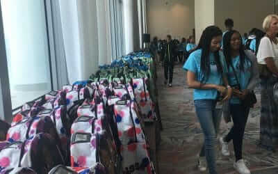 Blended Designs Donates Backpacks to Jack and Jill