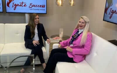 Christine Caven on Buzz TV with host Snowden McFall