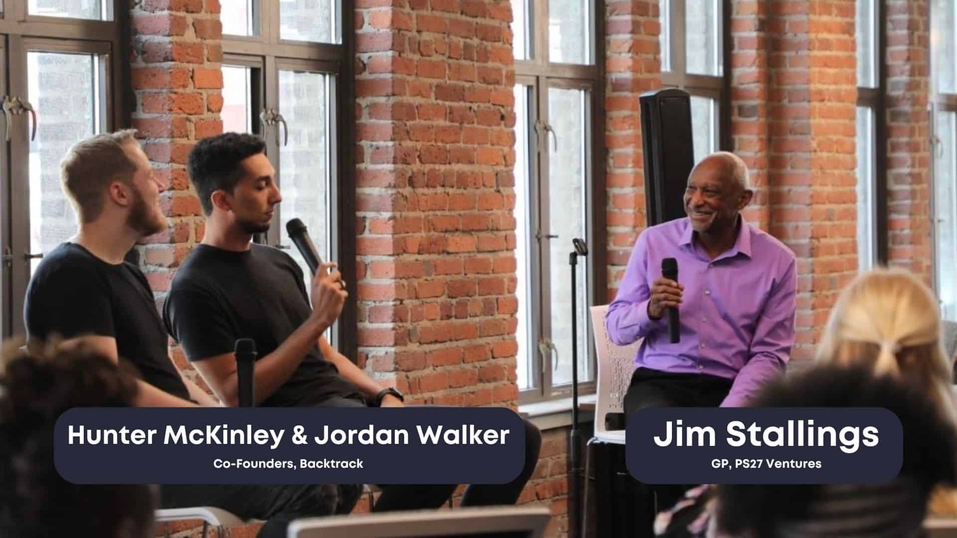 Jim Stallings and Travis Gibson at PS27 Ventures Office in Jacksonville