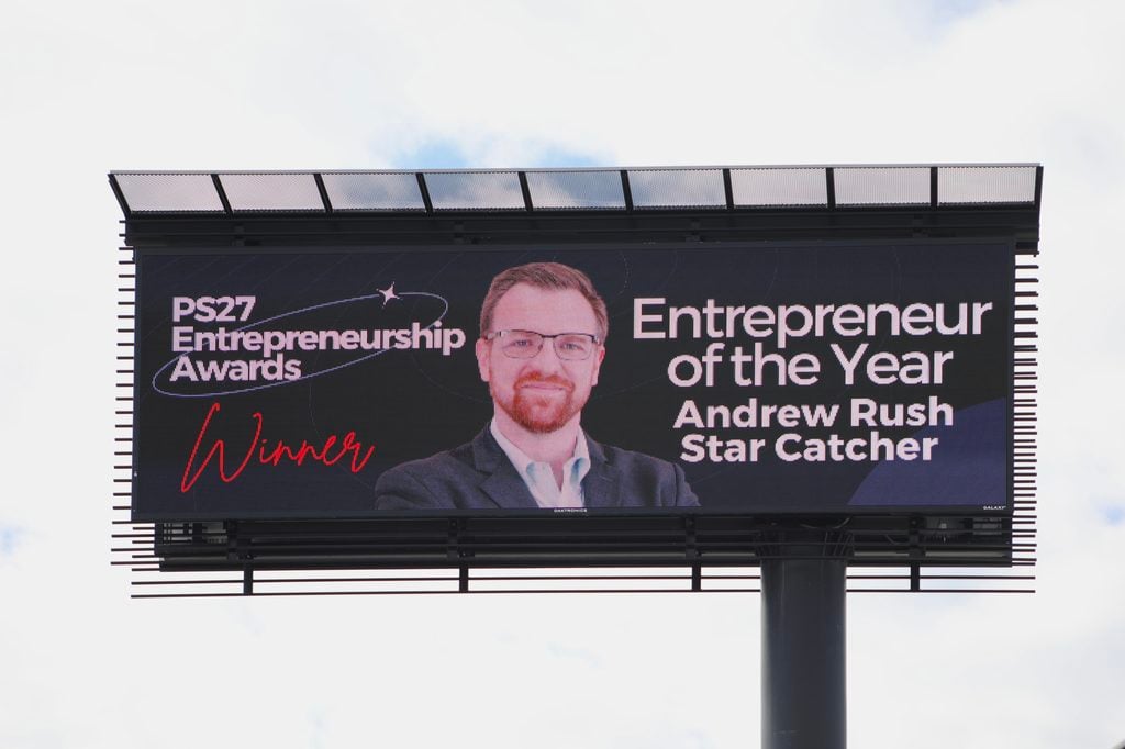 Andrew Rush Named PS27 Entrepreneur of the Year featured on Jacksonville Billboard