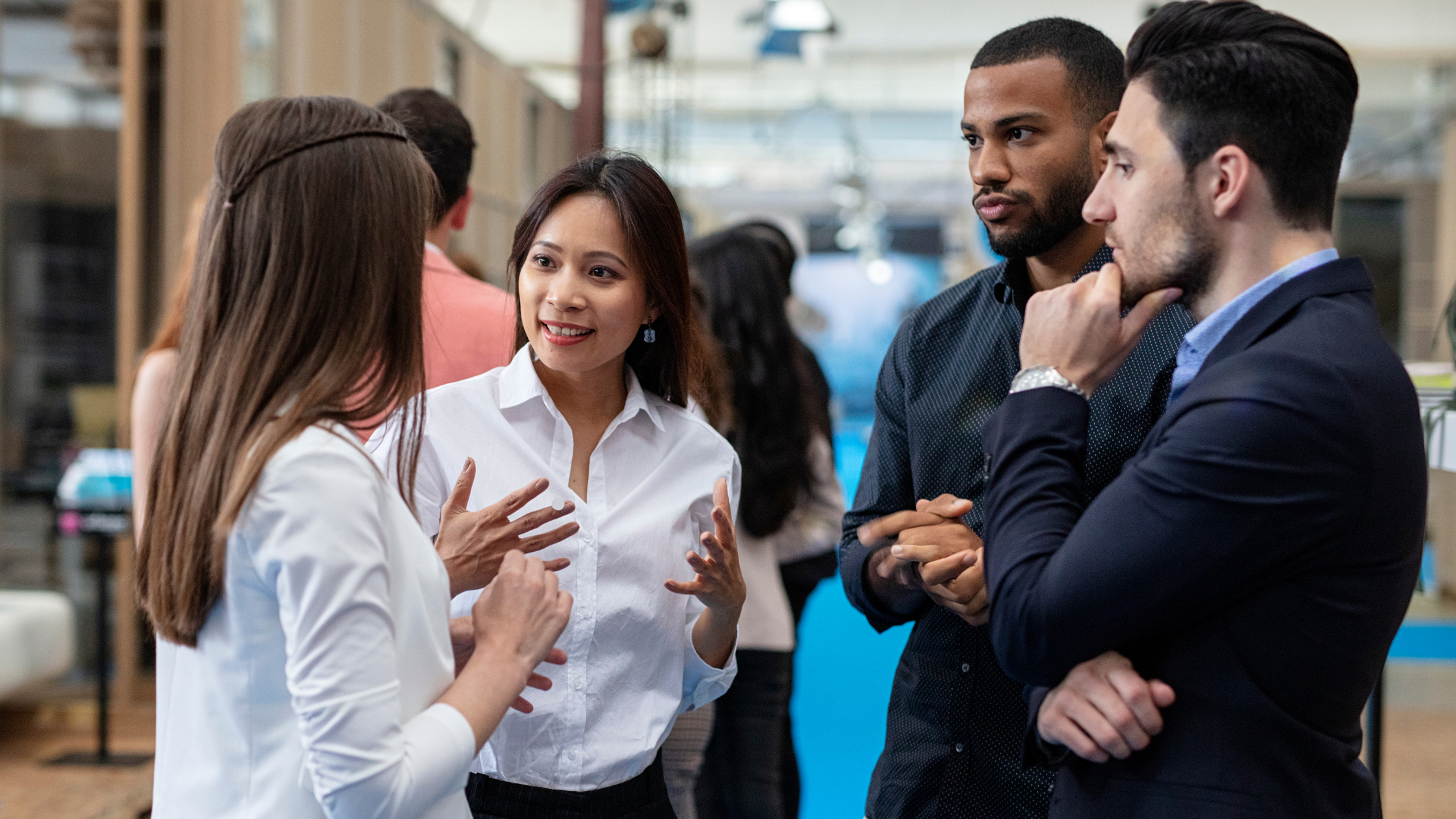 Christine Caven Makes Connections at Young Professionals Event 